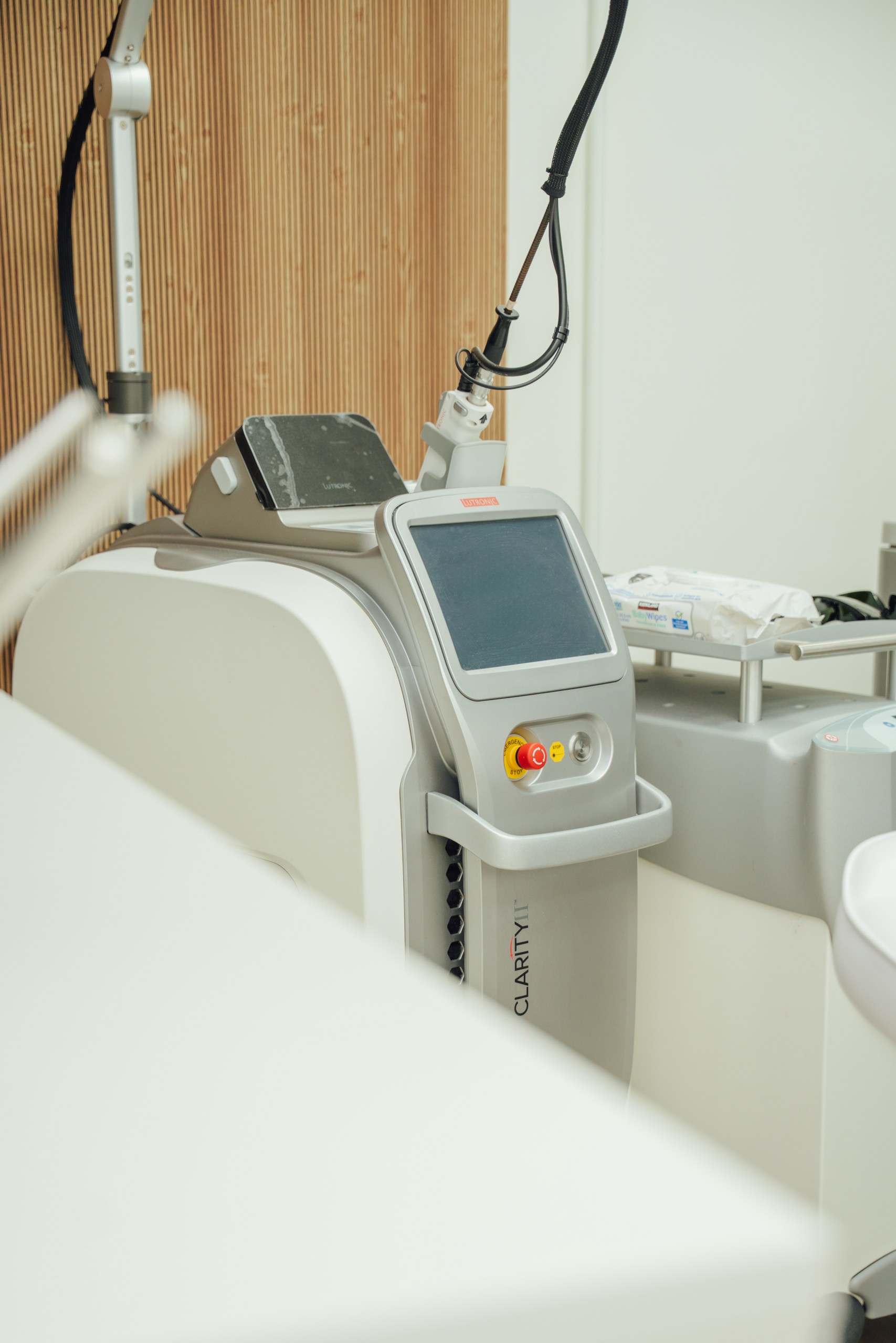 Lutronic Clarity II laser machine in the Glow Lab studio